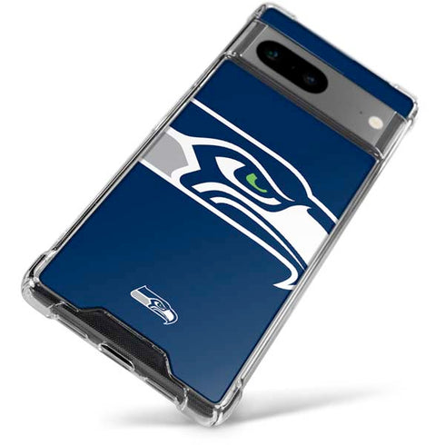 NFL Seattle Seahawks Large Logo Google Pixel 7a Clear Case